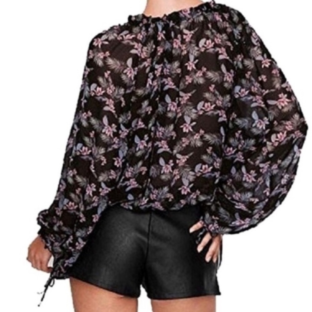 ❤️Victoria’s Secret NWT Palm Print Floral Bodysuit NEW SEXY - Picture 4 of 13